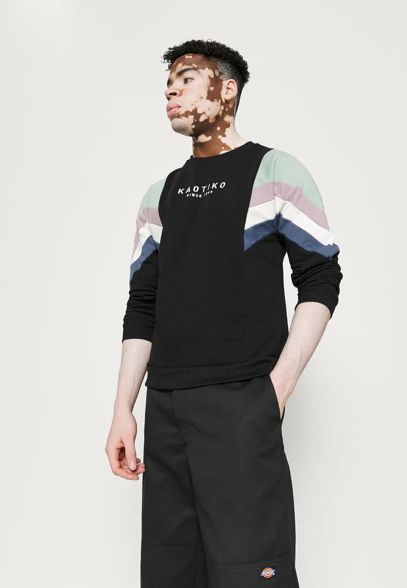 Kaotiko CREW SEATTLE - Sweatshirt - Black/fresh Green - Herren 6 Kaotiko CREW SEATTLE - Sweatshirt - Black/fresh Green - Herren – Bild 4