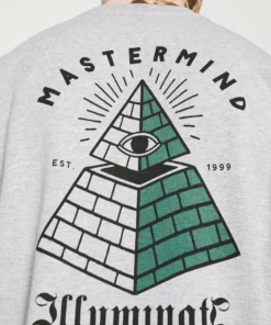 Kaotiko - Herren CREW MASTERMIND PYRAMID - Sweatshirt - Grey Vigore -Kaotiko || Fire & Glory Populaire Magasin 049c6834504443b685065e7fff0588e0