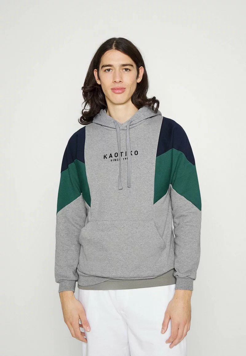 Kaotiko SUD CAP ALBIN - Sweatshirt - Grey/heura/navy - Herren 3 Kaotiko SUD CAP ALBIN - Sweatshirt - Grey/heura/navy - Herren