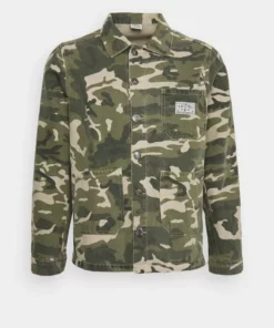 Kaotiko WORK JACKET UNISEX - Jeansjacke - Camouflage