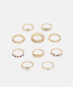 Fire & Glory LENNA 10 PACK - Ring - Gold-coloured - Damen