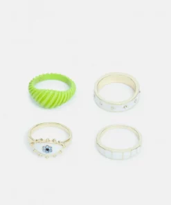 Fire & Glory - Damen KATHERINA 4 PACK - Ring - Gold-coloured/multi