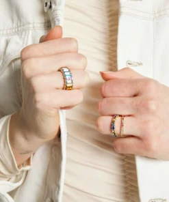 Fire & Glory FGMULLI 3 PACK - Ring - Gold-coloured/multi - Damen