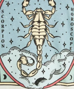 Kaotiko - Unisex WASHED SCORPION - T-Shirt Print - Ivory -Kaotiko || Fire & Glory Populaire Magasin 1030ca13b3404498afbff98100406492