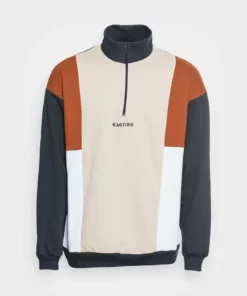 Kaotiko CREW SEAN UNISEX - Sweatshirt - Beige/caramel -Kaotiko || Fire & Glory Populaire Magasin 116da5ec63f9433b82adb5874e5e2da5