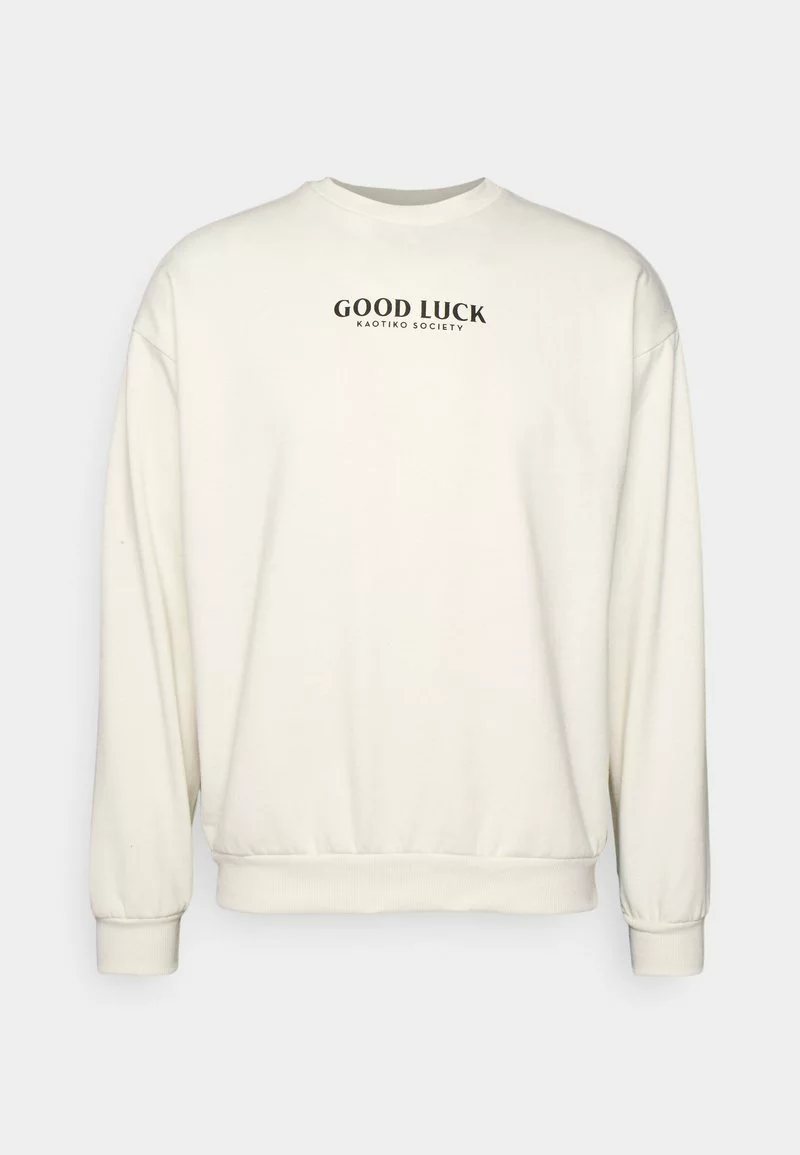 Kaotiko - Herren CREW GOOD LUCK - Sweatshirt - Ivory 7 Kaotiko - Herren CREW GOOD LUCK - Sweatshirt - Ivory – Bild 5