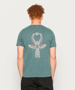 Kaotiko WASHED UNISEX - T-Shirt Print - Green