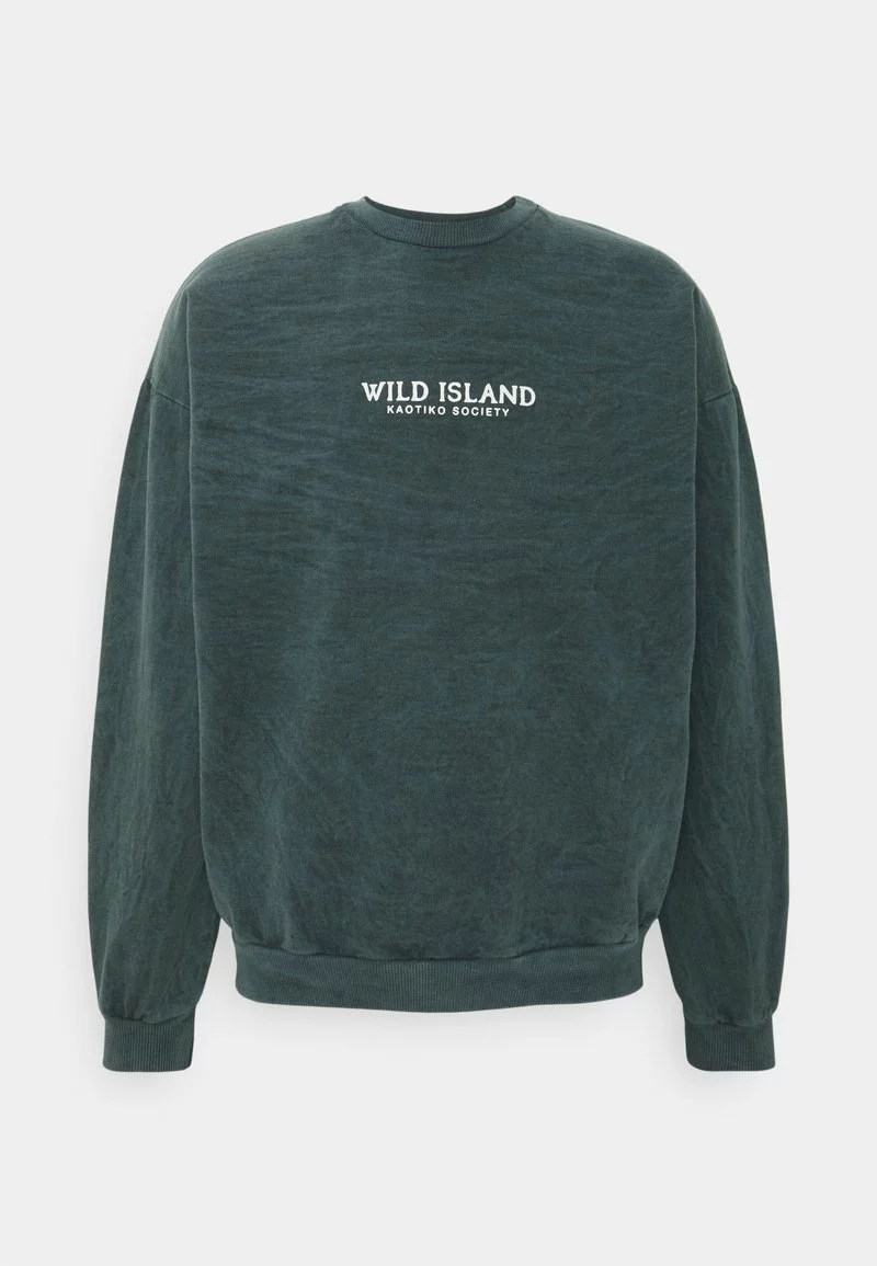 Kaotiko CREW TIE DYE WILD ISLAND - Sweatshirt - Mucha Arena Verde Bosque - Unisex 3 Kaotiko CREW TIE DYE WILD ISLAND - Sweatshirt - Mucha Arena Verde Bosque - Unisex
