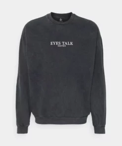 Kaotiko UNISEX CREW TIE DYE EYES TALK - Sweatshirt - Black -Kaotiko || Fire & Glory Populaire Magasin 1f1b36de0f81471db0a5aba7c0023b29