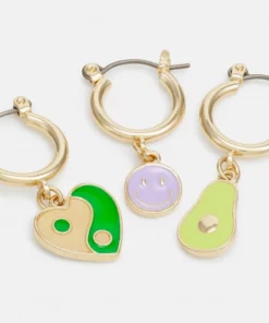 Fire & Glory JANICE HOOP EARRINGS 4 PACK - Ohrringe - Gold-coloured/multi - Damen -Kaotiko || Fire & Glory Populaire Magasin 22bff29e62c54d8b9fd7c195a9a87418