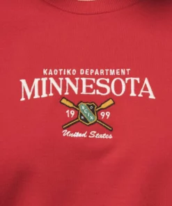 Kaotiko LARA SWEATSHIRT - Sweatshirt - Rot - Unisex -Kaotiko || Fire & Glory Populaire Magasin 22c978f3936a460197fc9748485255b9