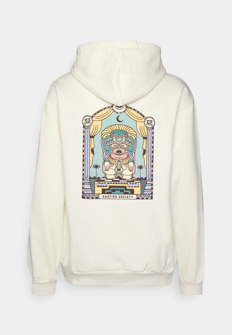 Kaotiko SUD CAP AZTEKA GOD - Kapuzenpullover - Ivory - Unisex 4 Kaotiko SUD CAP AZTEKA GOD - Kapuzenpullover - Ivory - Unisex – Bild 2