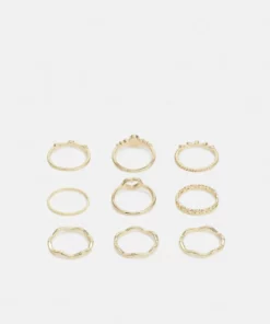 Fire & Glory - Damen GABI 9 PACK - Ring - Gold-coloured/mop Clear -Kaotiko || Fire & Glory Populaire Magasin 26ef6af7584a478ab1648fa6305a2e7f