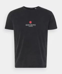 Kaotiko - Unisex WASHED VENUS ROSES - T-Shirt Print - Black Acid Wash -Kaotiko || Fire & Glory Populaire Magasin 27afcbe4351b495b86bd13e7955c0ec9