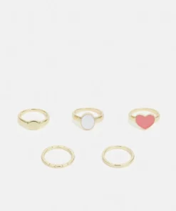 Fire & Glory - Damen FGHALDORA 5 PACK - Ring - Gold-coloured