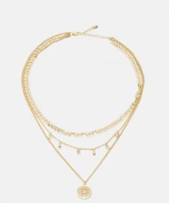Fire & Glory - Damen FGEGGI COMBI NECKLACE - Halskette - Gold-coloured
