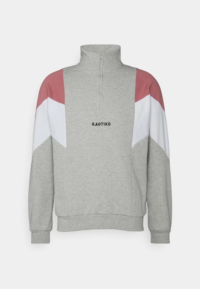 Kaotiko - Herren CREW BRENDAN - Sweatshirt - Grey/soft Burgundy 7 Kaotiko - Herren CREW BRENDAN - Sweatshirt - Grey/soft Burgundy – Bild 5