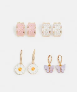 Fire & Glory - Damen FGMAGATINA EARRINGS 4 PACK - Ohrringe - Gold-coloured