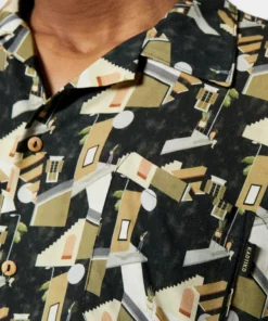 Kaotiko CAMISA BLOCKS UNISEX - Hemdbluse - Black -Kaotiko || Fire & Glory Populaire Magasin 3040d942b12246b7ba4cbe96d8427cbc