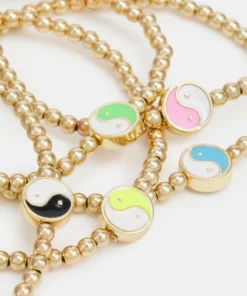 Fire & Glory - Damen TYLLA BRACELETS 5 PACK - Armband - Gold-coloured -Kaotiko || Fire & Glory Populaire Magasin 342831bd61404aa28bcb4effa4225509