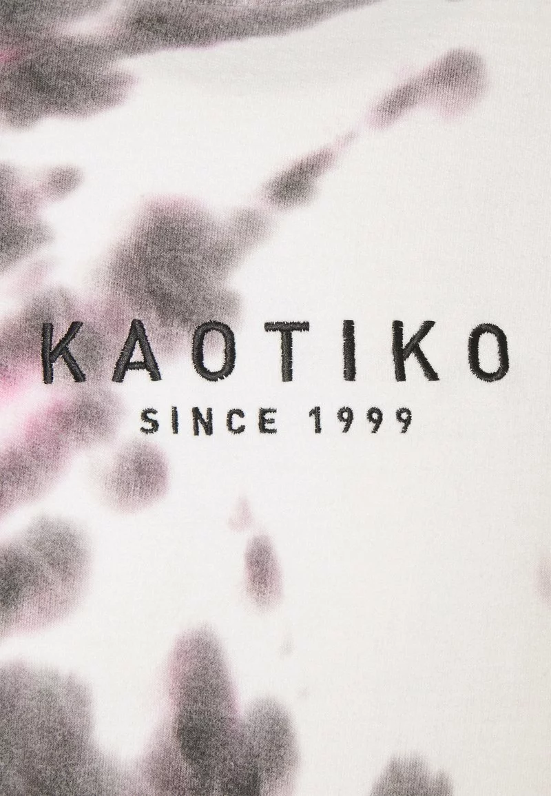 Kaotiko - Herren CREW TIE DYE - Sweatshirt - Black/white 5 Kaotiko - Herren CREW TIE DYE - Sweatshirt - Black/white – Bild 3