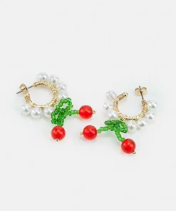 Fire & Glory - Damen CHERRY EARRINGS - Ohrringe - Gold-coloured 7 Fire & Glory - Damen CHERRY EARRINGS - Ohrringe - Gold-coloured -Kaotiko || Fire & Glory Populaire Magasin 35ad6adae2a542f28dba27984b7528d8