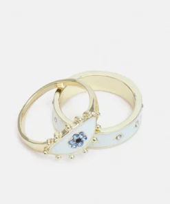 Fire & Glory - Damen KATHERINA 4 PACK - Ring - Gold-coloured/multi -Kaotiko || Fire & Glory Populaire Magasin 375746cd0ce9498c9a7308e70a5f743a