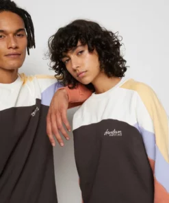 Kaotiko CREW UNISEX - Sweatshirt - Oscuro/marfil/albaricoque -Kaotiko || Fire & Glory Populaire Magasin 3a4398a67a8846adaabd6acb4e8c542c