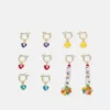 Fire & Glory - Damen FGHYDA EARRINGS 5 PACK - Ohrringe - Gold-coloured/multi -Kaotiko || Fire & Glory Populaire Magasin 3ad8de07518d4f8c9fa31d1d406edbe9