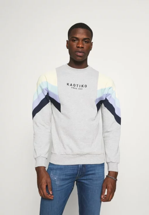 Kaotiko CREW SEATTLE - Sweatshirt - Grey/yellow/green/grape/navy - Unisex 8 Kaotiko CREW SEATTLE - Sweatshirt - Grey/yellow/green/grape/navy - Unisex -Kaotiko || Fire & Glory Populaire Magasin 3c540c878d914d619faf420ad36f1a4d