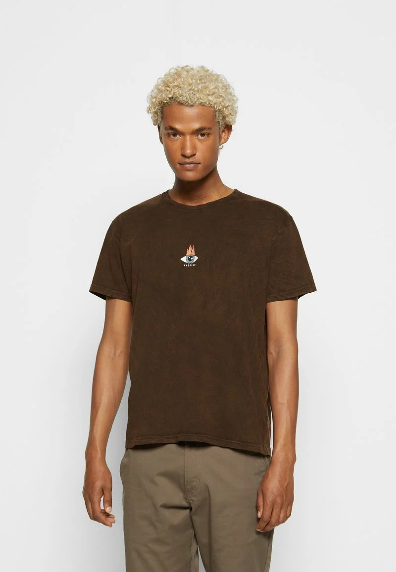 Kaotiko WASHED MOON SPHYNX UNISEX - T-Shirt Print - Brown 5 Kaotiko WASHED MOON SPHYNX UNISEX - T-Shirt Print - Brown – Bild 3