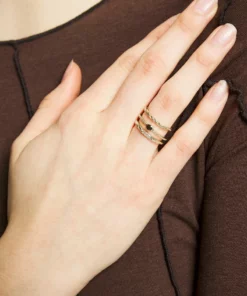 Fire & Glory - Damen VILMORING 8 PACK - Ring - Gold-coloured