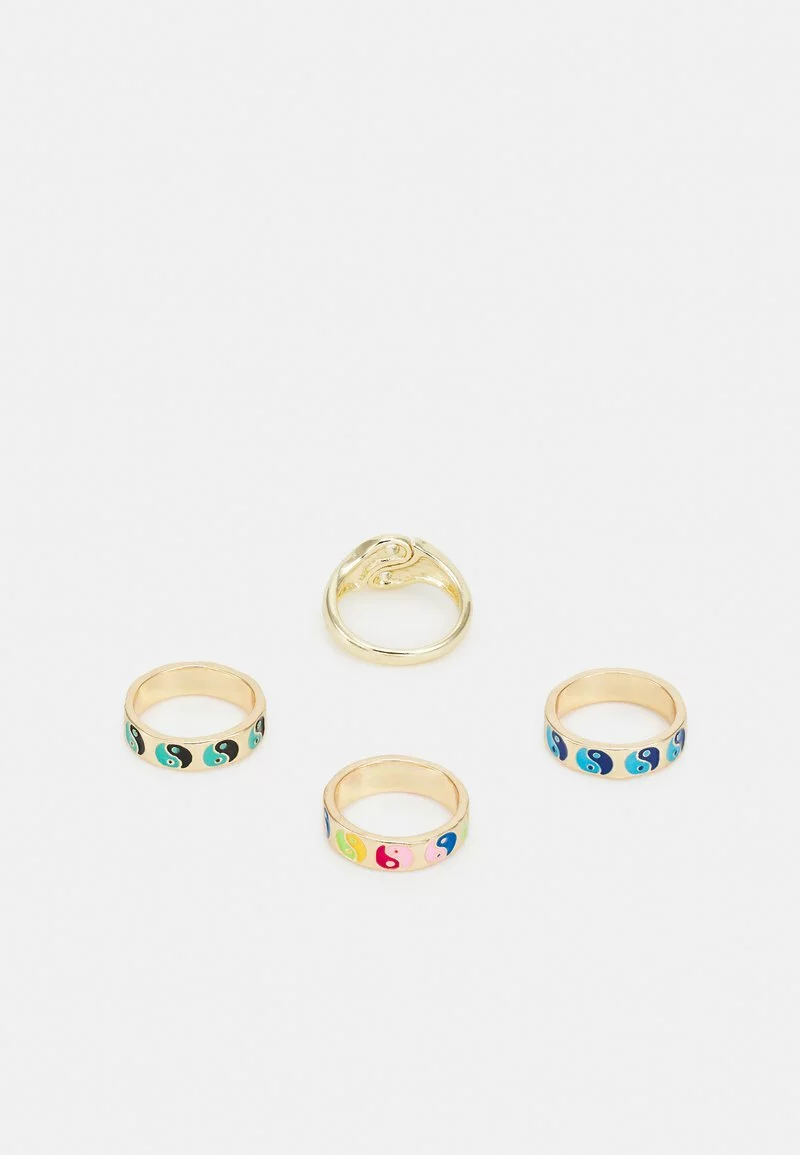 Fire & Glory SAKKA 4 PACK - Ring - Gold-coloured/multi - Damen 4 Fire & Glory SAKKA 4 PACK - Ring - Gold-coloured/multi - Damen – Bild 2
