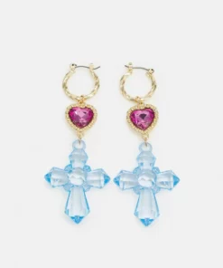 Fire & Glory - Damen EARRINGS - Ohrringe - Gold-coloured/multi