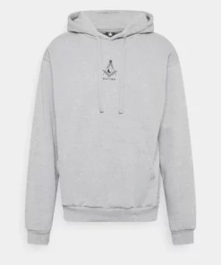 Kaotiko SUD CAP MASON - Kapuzenpullover - Grey - Herren