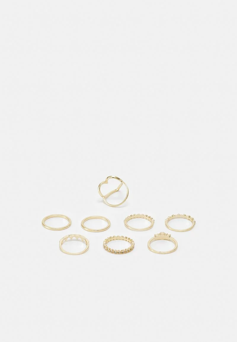 Fire & Glory FGMISSE 8 PACK - Ring - Gold-coloured/clear - Damen 4 Fire & Glory FGMISSE 8 PACK - Ring - Gold-coloured/clear - Damen – Bild 2