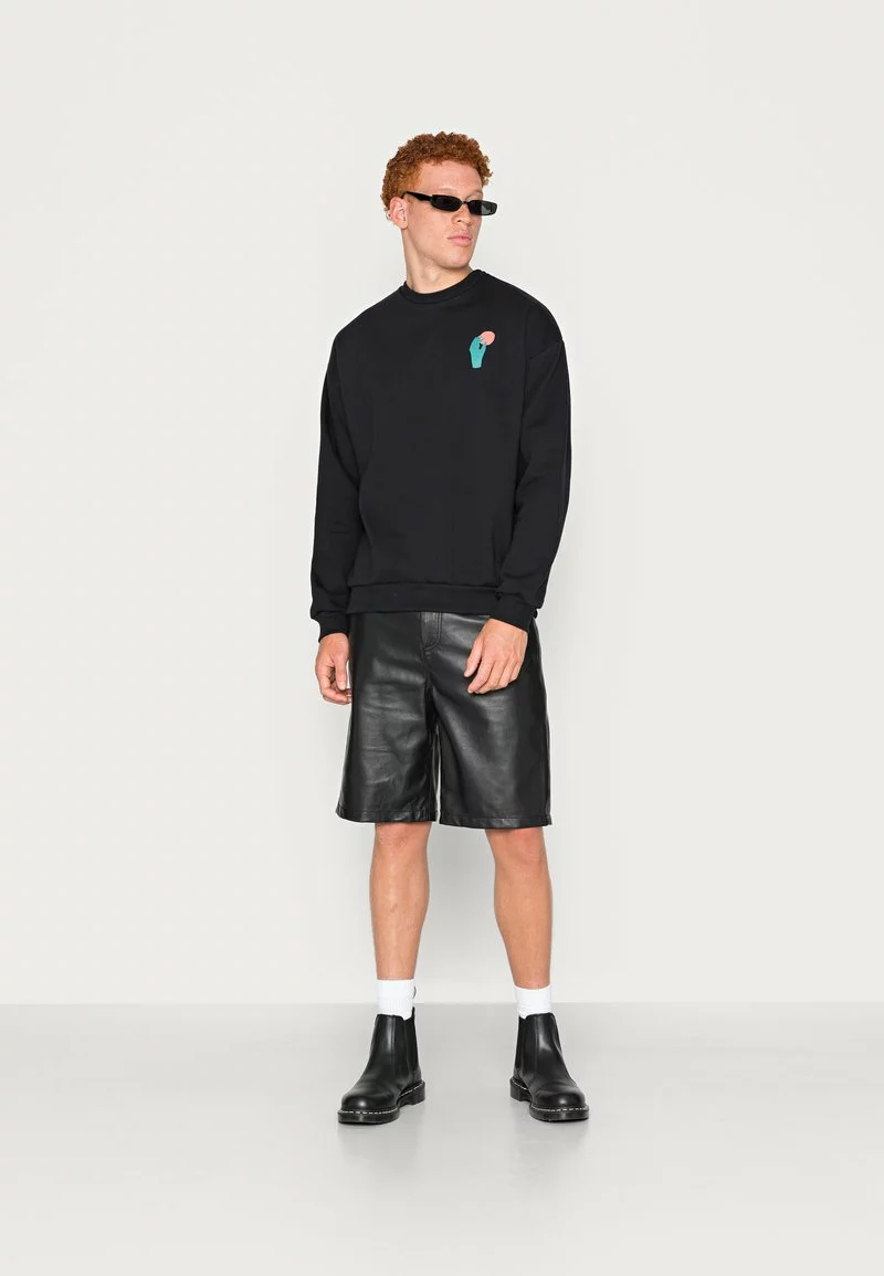 Kaotiko CREW MINIMAL UNISEX - Sweatshirt - Black 4 Kaotiko CREW MINIMAL UNISEX - Sweatshirt - Black – Bild 2