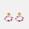 Fire & Glory KABRINA EARRINGS - Ohrringe - Gold-coloured/multi - Damen