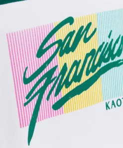 Kaotiko CREW SAN FRANCISCO UNISEX - Sweatshirt - White -Kaotiko || Fire & Glory Populaire Magasin 486916e55ece4f99820a22cffc01e1e9