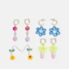 Fire & Glory - Damen FGHAWAI EARRINGS 4 PACK - Ohrringe - Gold-coloured