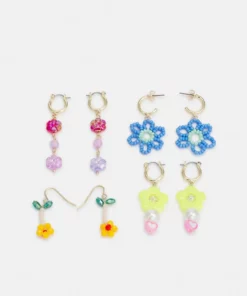 Fire & Glory - Damen FGHAWAI EARRINGS 4 PACK - Ohrringe - Gold-coloured