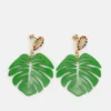 Fire & Glory - Damen LEAF EARRINGS - Ohrringe - Gold-coloured/multi -Kaotiko || Fire & Glory Populaire Magasin 51d96ca37d04431a95f0c2f8d04c01ea