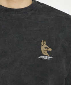 Kaotiko CREW WASHED PHARAOH UNISEX - Sweatshirt - Black -Kaotiko || Fire & Glory Populaire Magasin 52109400d7bf4801afc8873f882d7480