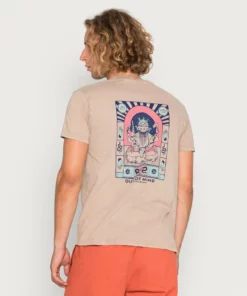 Kaotiko MIND WASHED UNISEX - T-Shirt Print - Hueso