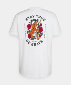 Kaotiko STAY TRUE WASHED UNISEX - T-Shirt Print - White -Kaotiko || Fire & Glory Populaire Magasin 569dc8cd0fa9419487bc163c6ebfb661