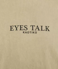 Kaotiko EYES TALK UNISEX - T-Shirt Print - Stone -Kaotiko || Fire & Glory Populaire Magasin 56bc1e0e85484386a5bae6b02a7c9255