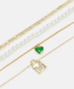 Fire & Glory LAIBI COMBI NECKLACE - Halskette - Gold-coloured - Damen -Kaotiko || Fire & Glory Populaire Magasin 57f7ddd68ea04171b53563ec92abe273