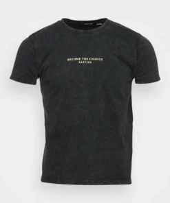 Kaotiko WASHED BUTTERFLY UNISEX - T-Shirt Print - Black -Kaotiko || Fire & Glory Populaire Magasin 585fed7ff1c544ec9e47ccc4e96b1e73