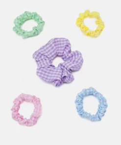 Fire & Glory - Damen UTTI SCRUNCHIE ZAL 5 PACK - Haar-Styling-Accessoires - Purple Heather/multi