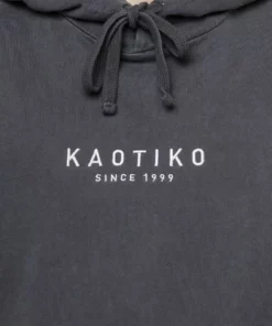 Kaotiko - Herren Kapuzenpullover - Washed Black -Kaotiko || Fire & Glory Populaire Magasin 5aea1e0b2b0944f1b608f09426ba0261